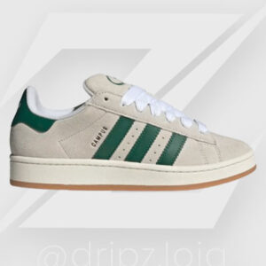 Adidas Campus 00s Crystal White Dark Green