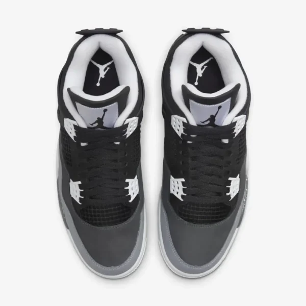 Air Jordan 4 Retro Fear White Cool Grey Pure Platinum - Image 3