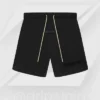 Bermuda Moletom Fear of God Essentials Cream Drawstring Black