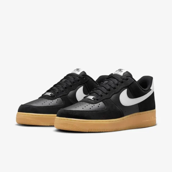 Nike Air Force 1 Low Black Summit White Gum - Image 2