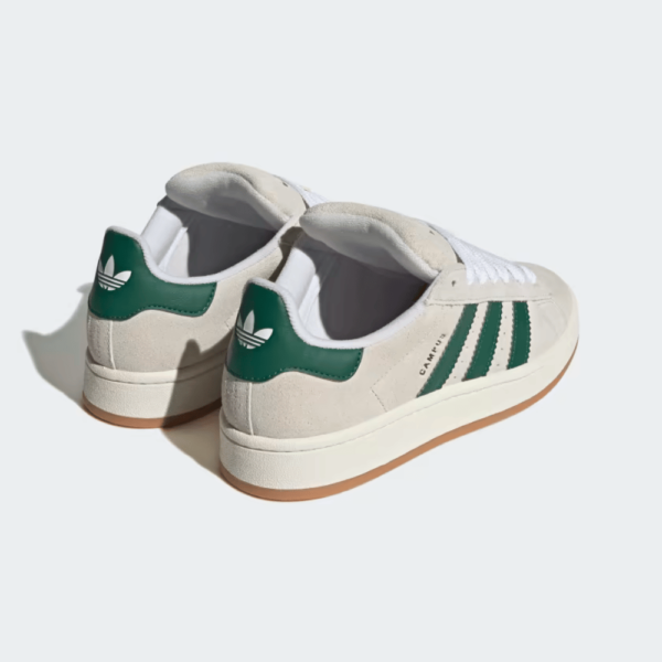 Adidas Campus 00s Crystal White Dark Green - Image 2