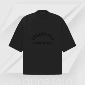 Camiseta Fear of God Essentials Arch Logo Jet Black