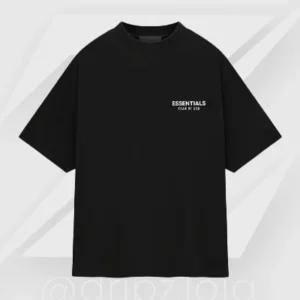 Camiseta Fear of God Essentials Jersey Crewneck Black