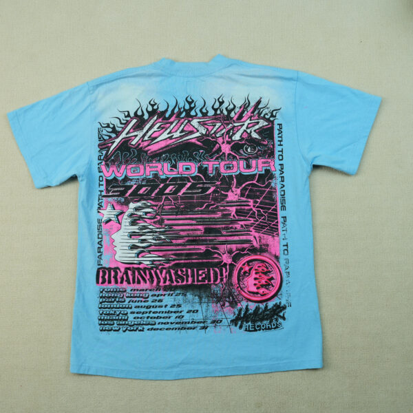 T-Shirt Hellstar Neuron Tour Light Blue - Image 2