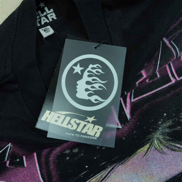 T-Shirt Hellstar The Future Black/Pink - Image 4